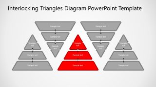 5 Steps Pyramids PowerPoint