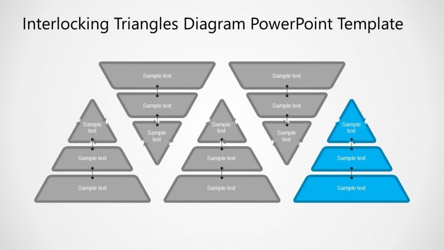 Slides of Interlocking Triangles