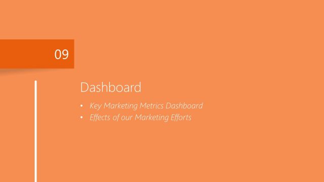 Dashboard PowerPoint Chapter Marketing Plan