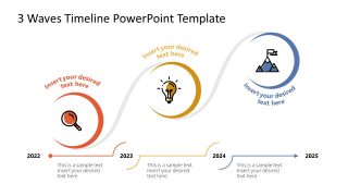 Presentation of 3 Waves Infographic