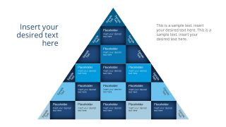 Pyramid Chart Vertical and Horizontal Segments