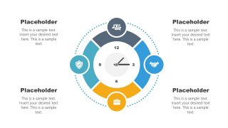 Clock Shaped Time Management Concept 