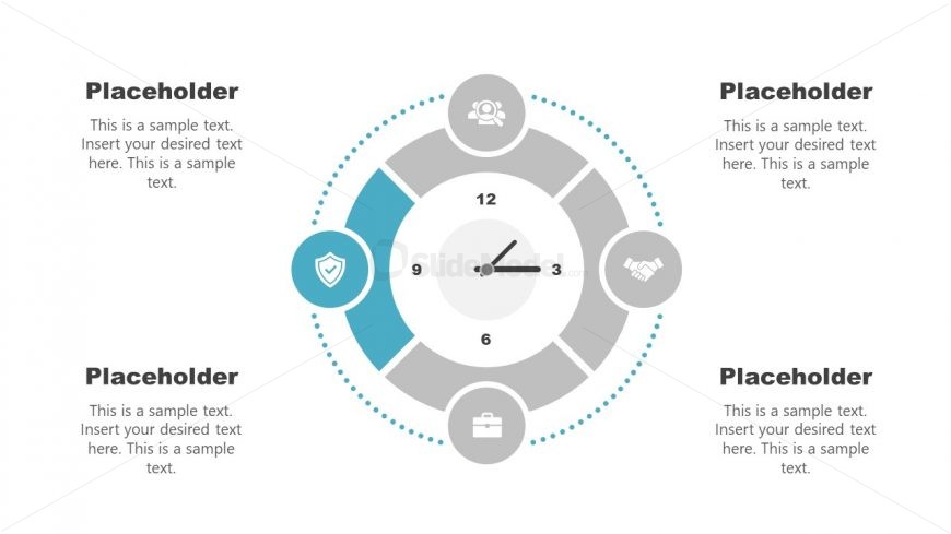 Clock Diagram Template Stage 4