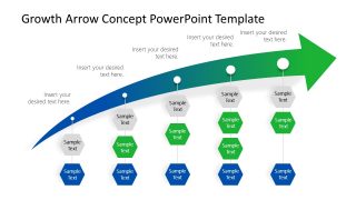 Presentation of 5 Steps Growth Concept 