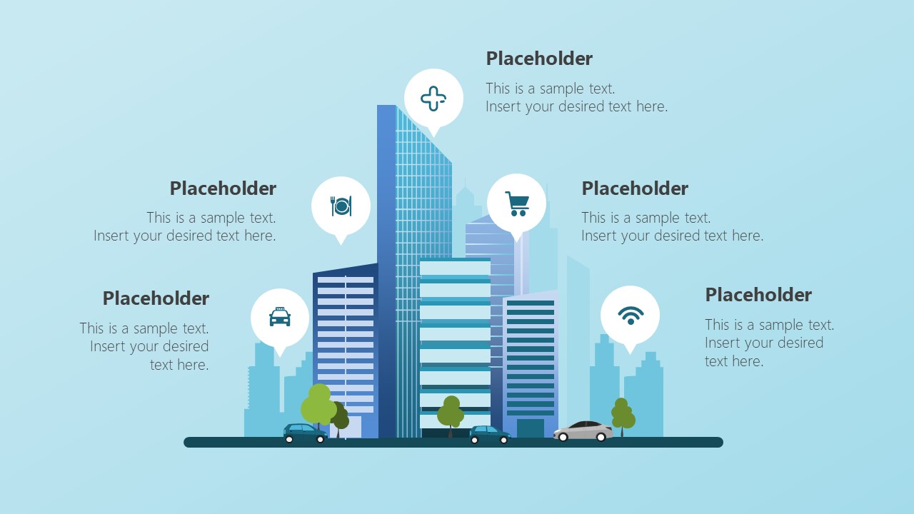 Smart City PowerPoint Shapes - SlideModel