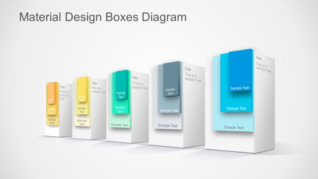 PowerPoint Template Material Design Shapes