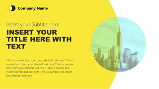 Simple Yellow Theme PowerPoint Backgrounds - SlideModel