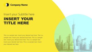 Simple Yellow Theme PowerPoint Backgrounds - SlideModel