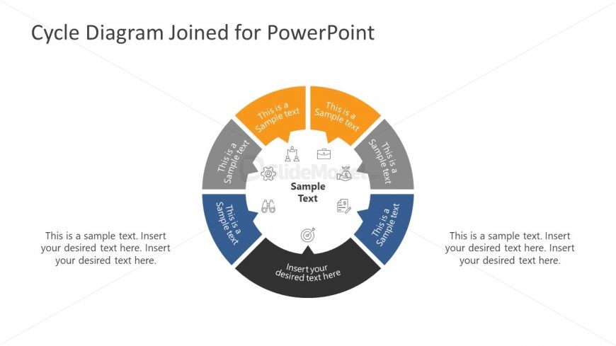 Template of Joined Cycle Diagram Design