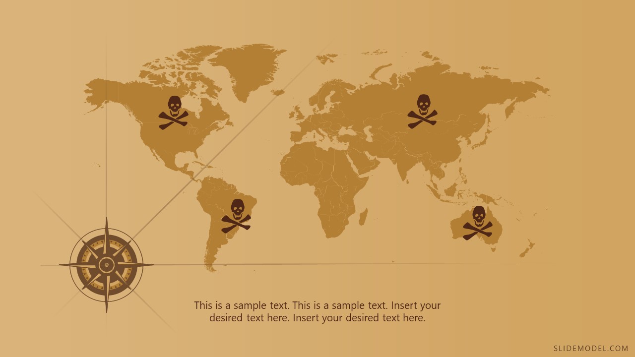 Editable Treasure Map Template In PowerPoint SlideModel Editable Treasure Map Template In PowerPoint SlideModel