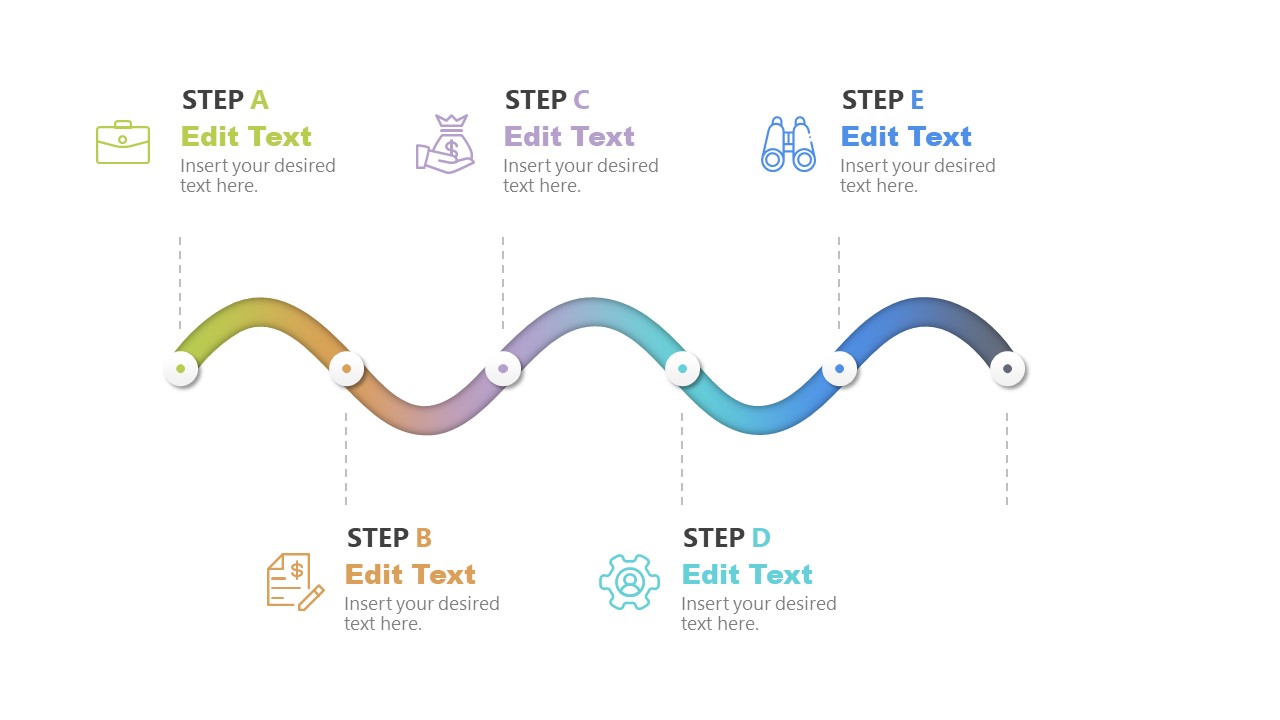 Gradient Snake Diagram Concept For Powerpoint Slidemodel