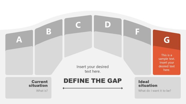 PowerPoint Diagram of Bridge Transformation Concept