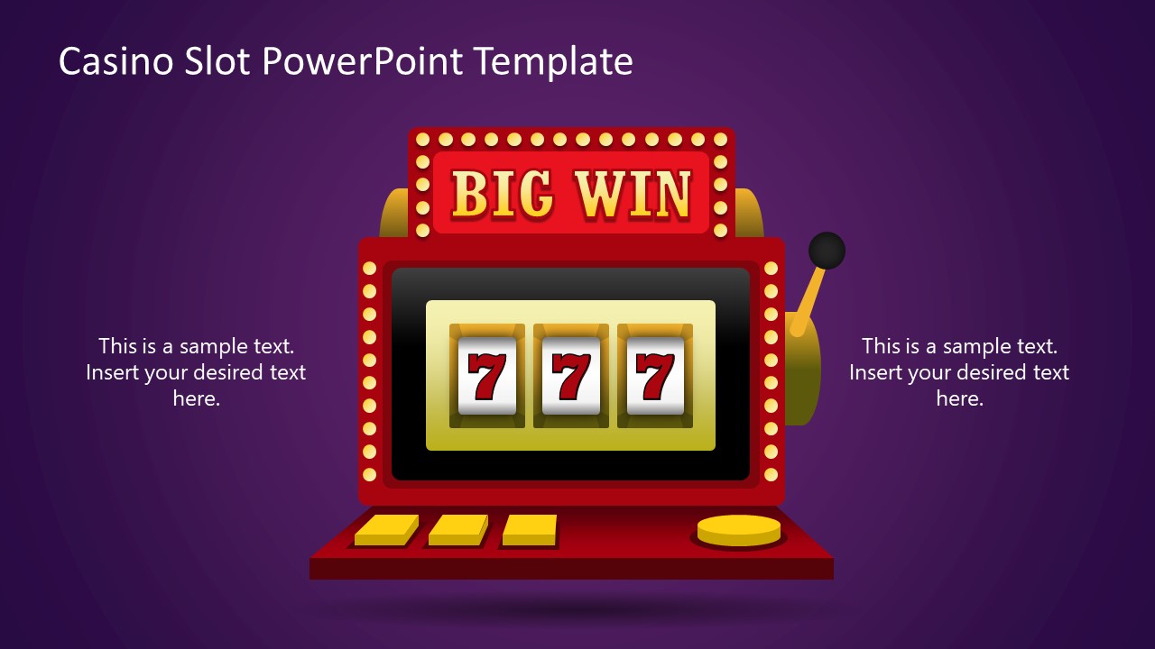 Casino Slot PowerPoint Template - SlideModel