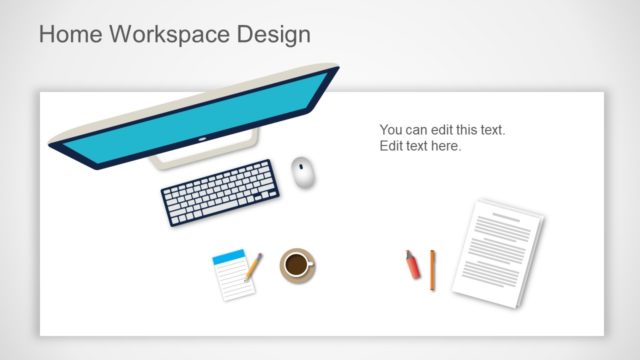 Home Workspace Illustration for PowerPoint