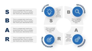 PowerPoint Circular Diagram of SBAR Model 