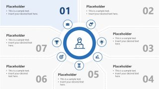 7 Segments Step 1 PowerPoint Diagram 