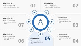 7 Segments Step 5 PowerPoint Diagram 