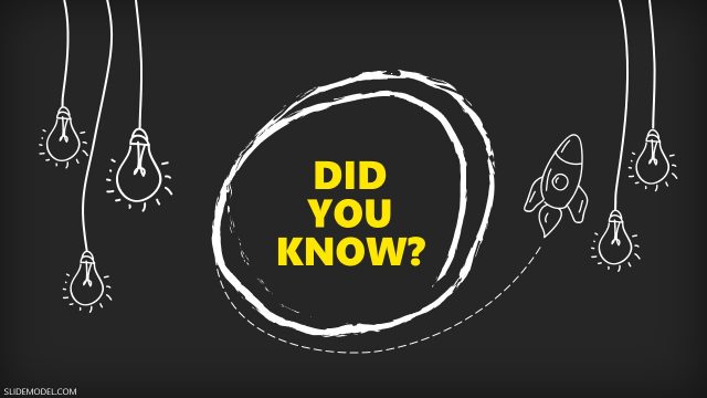 Did You Know Slide PowerPoint Template