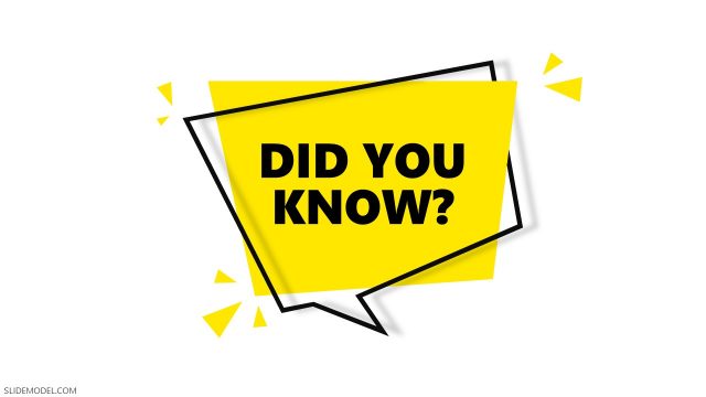 Did You Know Slide Trendy Template