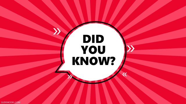 Background Comic Did You Know Template