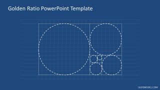 Geometric Grid Template for Golden Ratio 