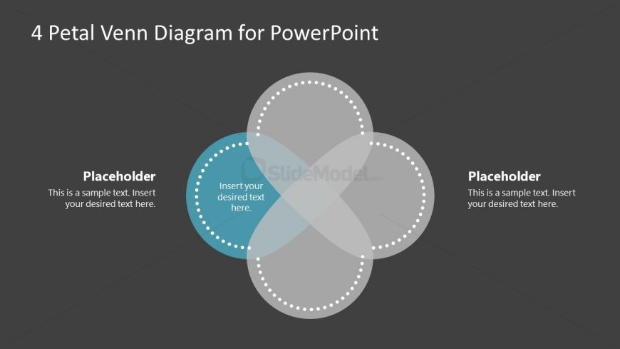 Step 4 Segments of Venn Diagram with Petals