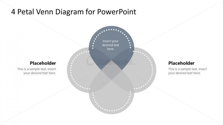 PowerPoint Petals Step 1 Venn Diagram