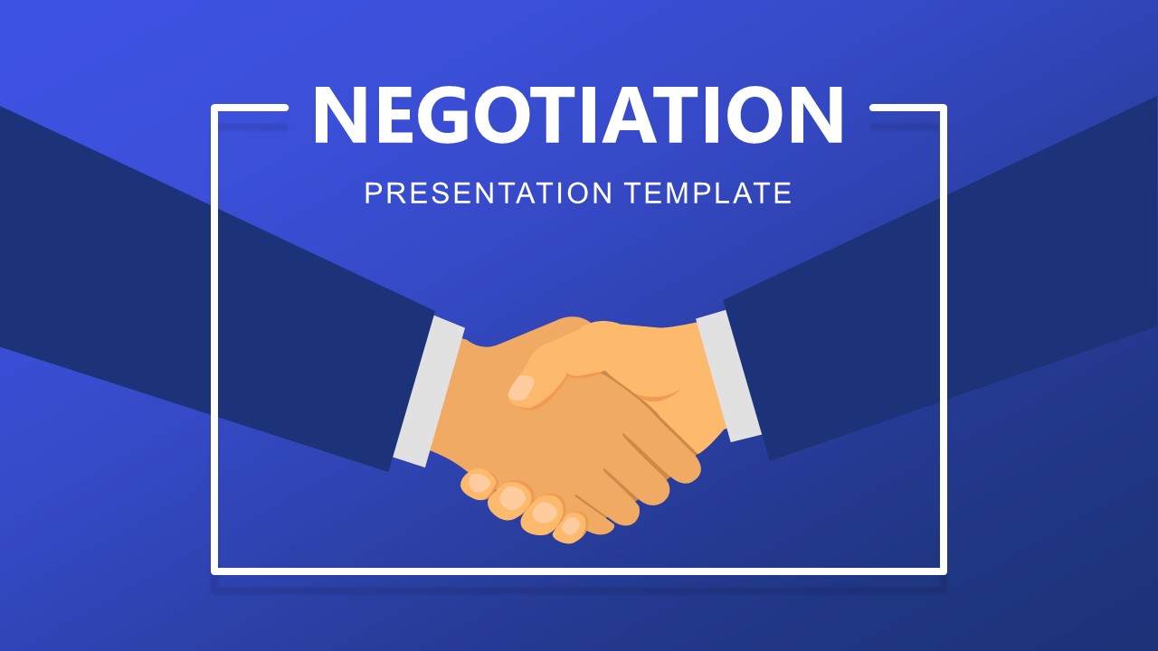 Negotiation PowerPoint Template - SlideModel