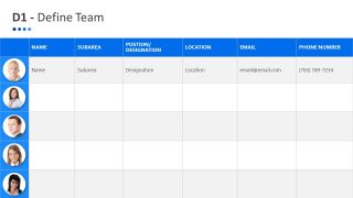 8D Analysis Report Quality System Team Formation PPT