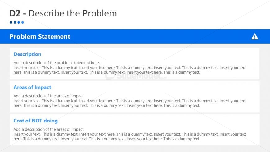 8D Analysis Report Quality System Problem Definition PPT