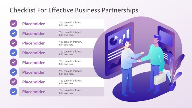 Partnership Checklist PowerPoint Slide