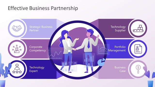 Comparison Slide for Business Partnership