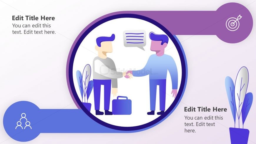 PowerPoint Diagram 2 Options Partnership