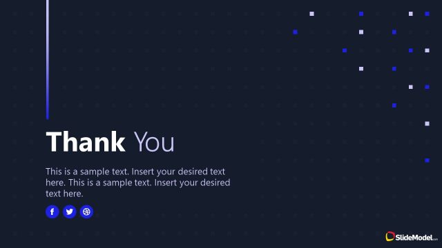 Technology PowerPoint Template Thank You Slide