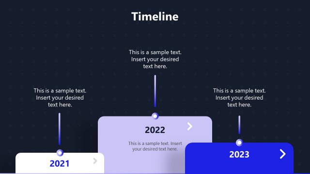 Technology PowerPoint Template Timeline Slide
