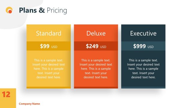 Membership Pricing and Plan PowerPoint Theme