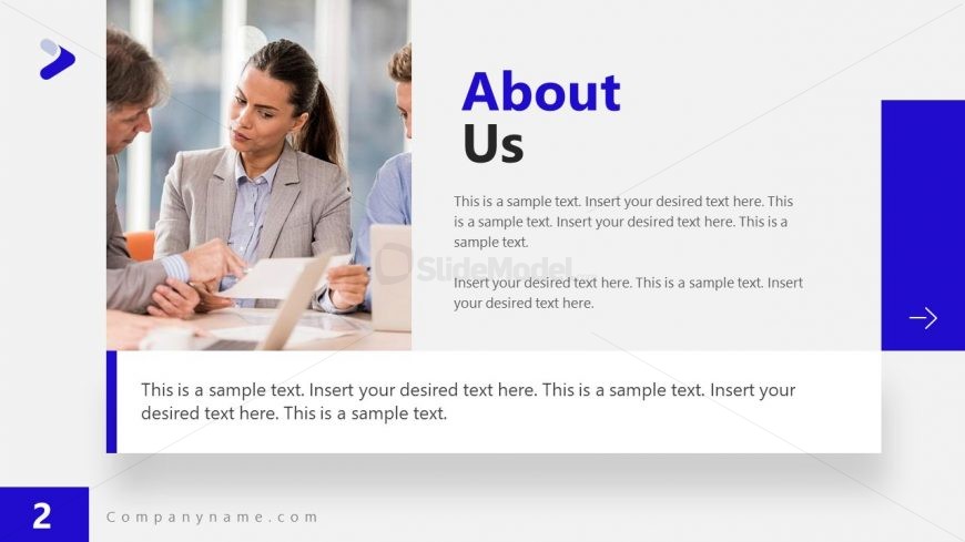 About Us Slide Modern PowerPoint Presentation Theme