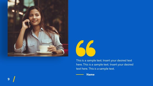 Company Quotes Impactful Background Template