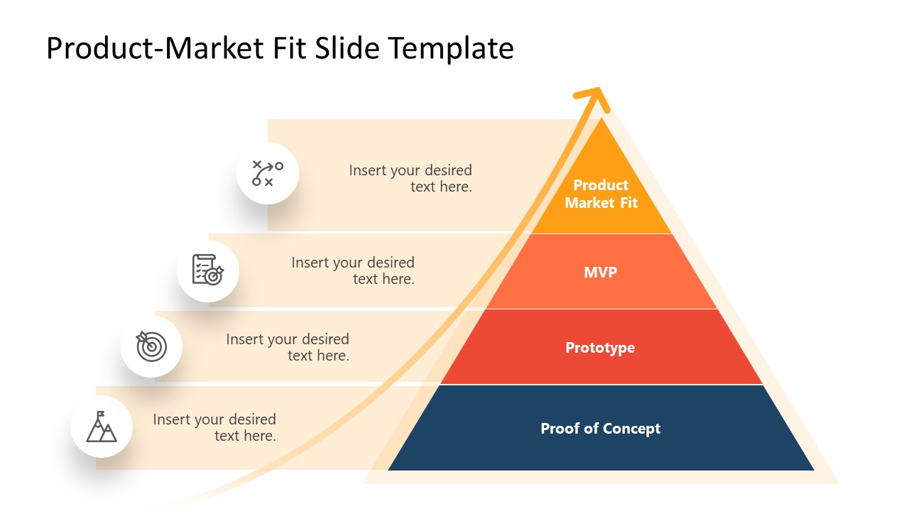 5 Level Pyramid Diagram PowerPoint 