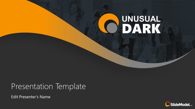 Unusual Dark PowerPoint Template