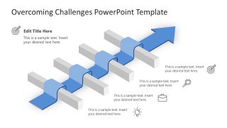 Animated Slide of Overcoming Challenges 4 Road Block 