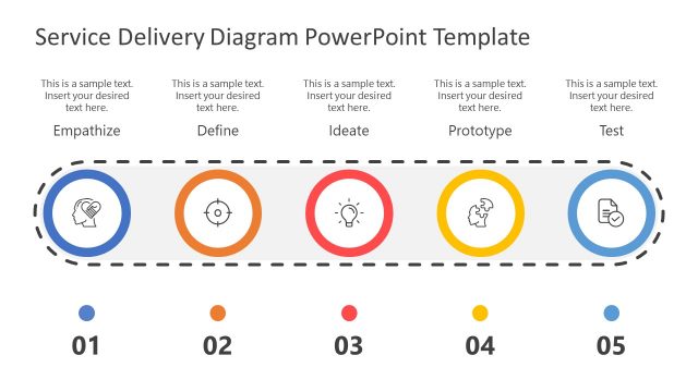 Service Delivery Process Diagram for PowerPoint