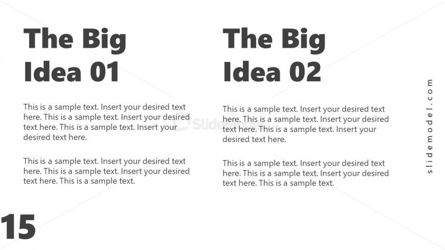 PowerPoint Content Slides for Big Ideas