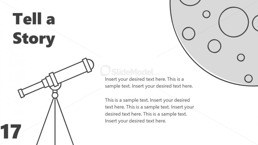 Big Idea Telescope and Moon Slide PPT