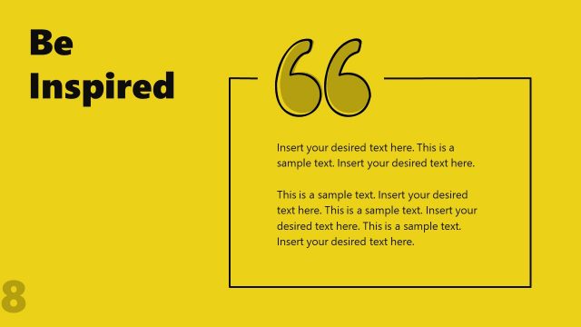 Quotes Style Big Idea Template