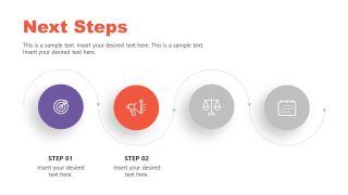 Slide of Horizontal Process Flow Step 2