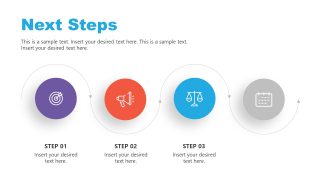 Slide of Horizontal Process Flow Step 3