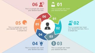 Circular Chevron Process Cycle Step 1 PPT