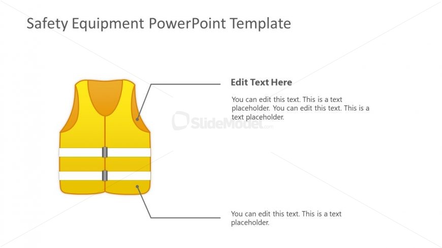 Yellow Reflective Jacket Roadside Workers Template