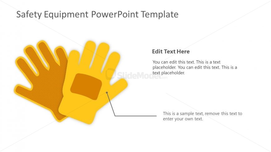 PowerPoint Shapes of Safety Gloves